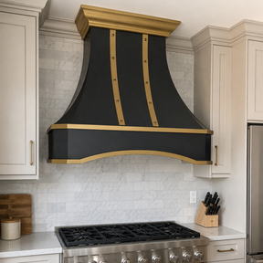 Fobest Los Angeles Black Stainless Steel Vent Hoods with Arched Bottom FSS-503
