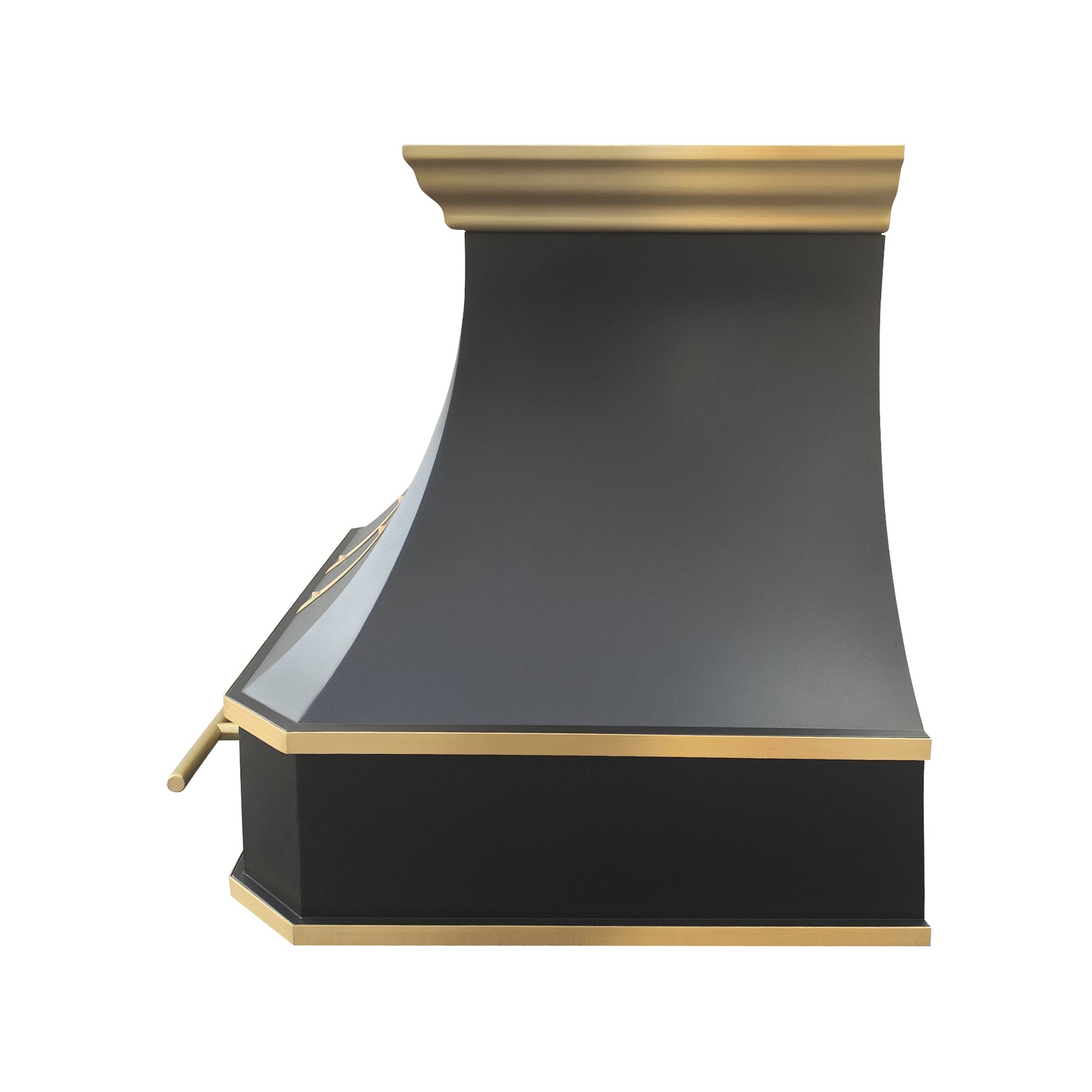 Fobest Los Angeles Black Stainless Steel Vent Hoods with Arched Bottom FSS-503