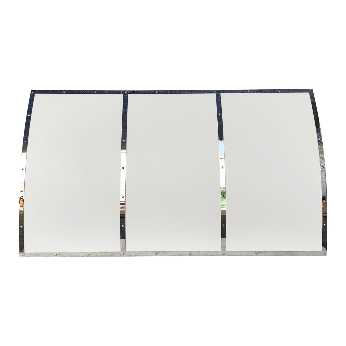 Fobest Los Angeles White Stainless Steel Range Hood with Polished Accents FSS-504