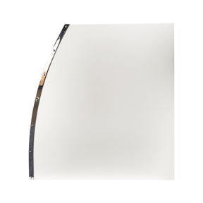 Fobest Los Angeles White Stainless Steel Range Hood with Polished Accents FSS-504