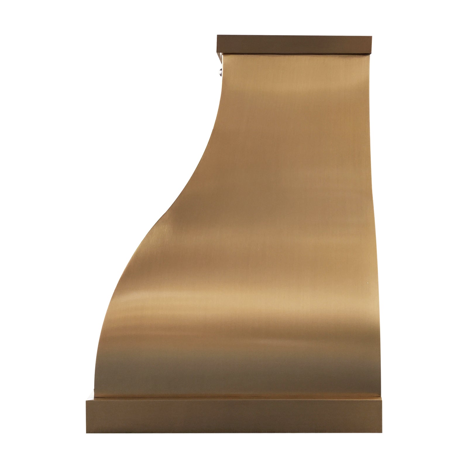 Fobest Luxury Bell Brass Kitchen Range Hood with Brushed Stainless Accents FSS-543