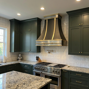 Fobest Luxury Black Range Hood with Straps FSS-124
