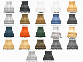 Fobest Luxury Brushed Brass Custom Range Hoods FSS-534