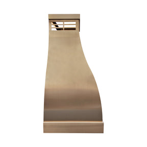 Fobest Luxury Brushed Brass Custom Range Hoods FSS-534