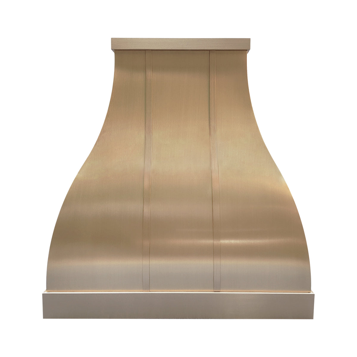 Fobest Luxury Brushed Brass Custom Range Hoods FSS-534