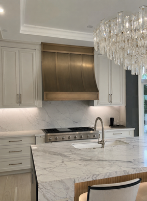 Fobest Luxury California Modern Brass Range Hood FSS-547