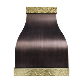 Fobest Luxury Copper Range Hood with Brass Accent FCP-319