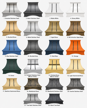 Fobest Matte Stainless Steel Range Hood with Arched Design FSS-71