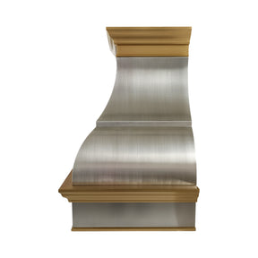 Fobest Mixed-Metal Stainless Steel Bell-Shaped Range Hood FSS-751