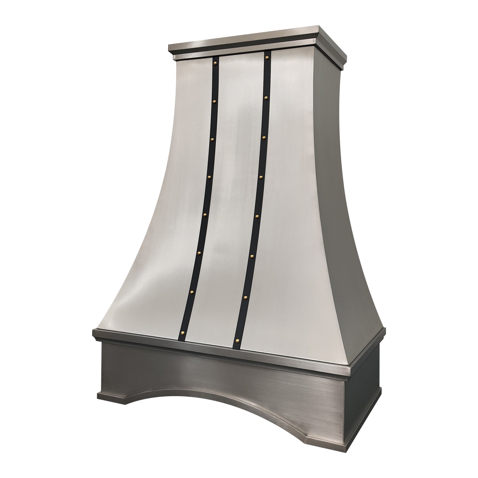 Fobest Mixed Metal Custom Range Hood for California Luxury Kitchens FSS-557