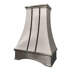Fobest Mixed Metal Custom Range Hood for California Luxury Kitchens FSS-557
