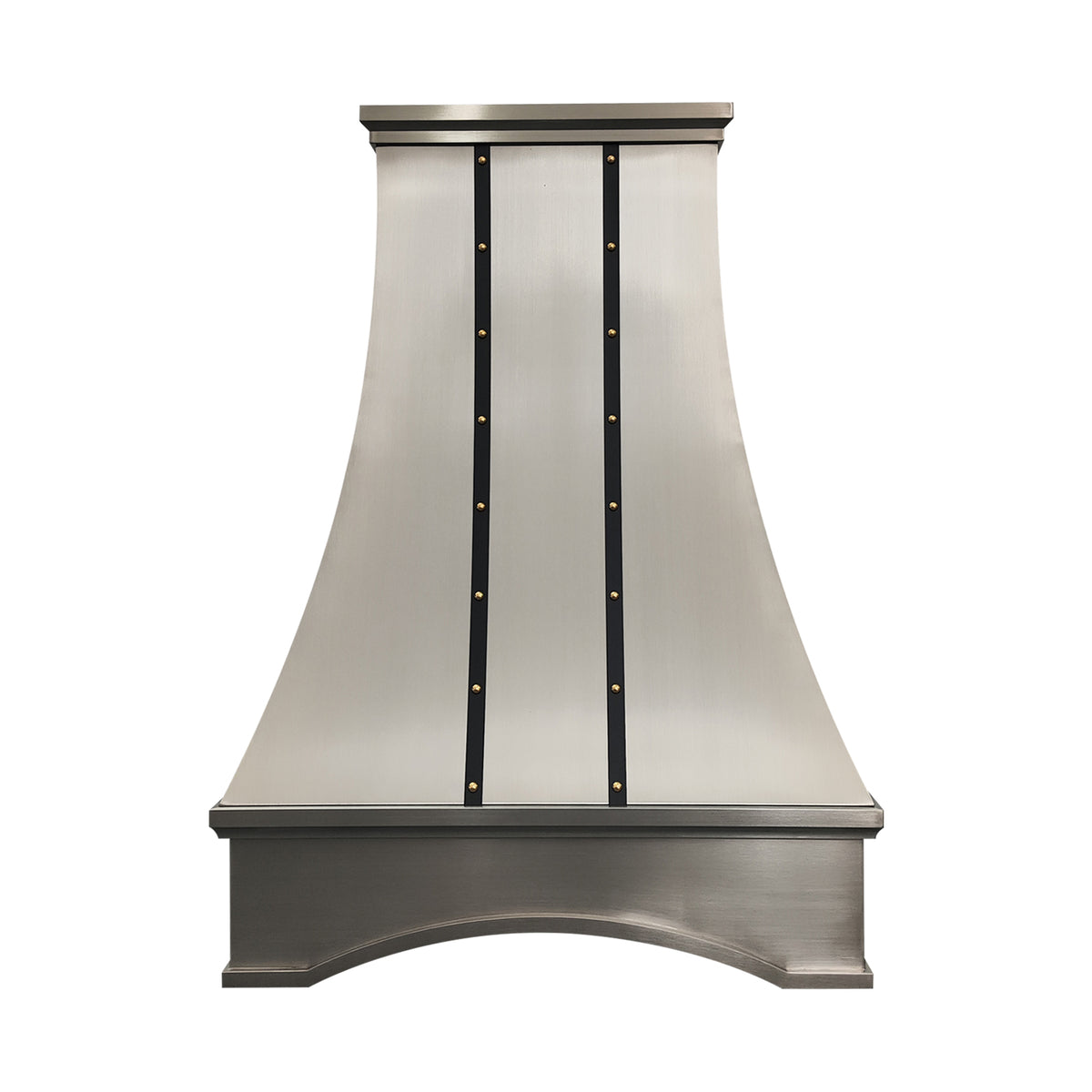 Fobest Mixed Metal Custom Range Hood for California Luxury Kitchens FSS-557