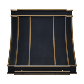 Fobest Modern Black Range Hood with Contemporary Edge FSS-527