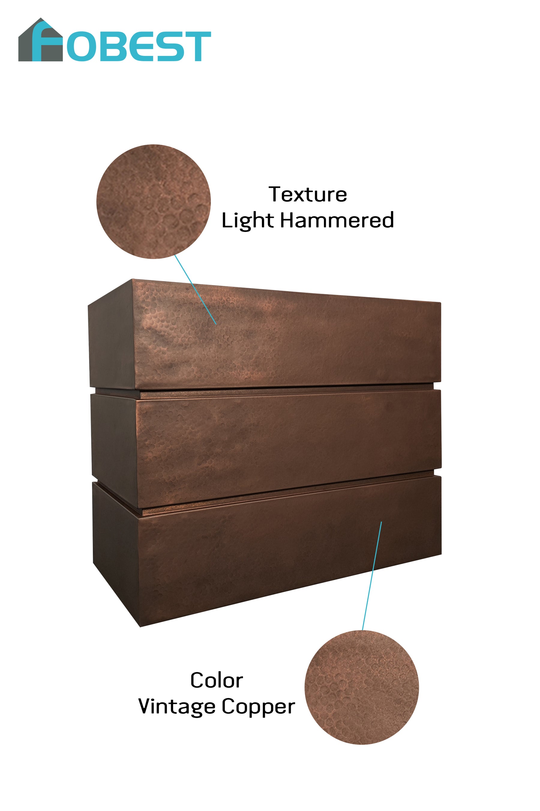 Fobest Modern Rustic Custom Range Hood FCP-333