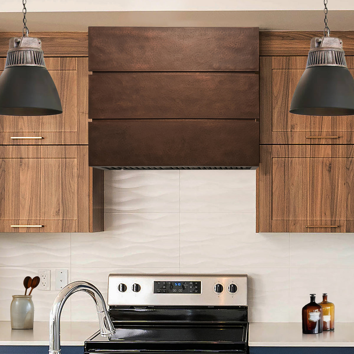 Fobest Modern Rustic Custom Range Hood FCP-333