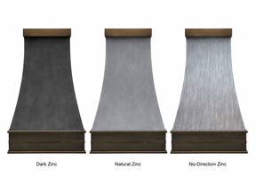 Fobest Modern Zinc Custom Hoods with Brass Accent FSS-540