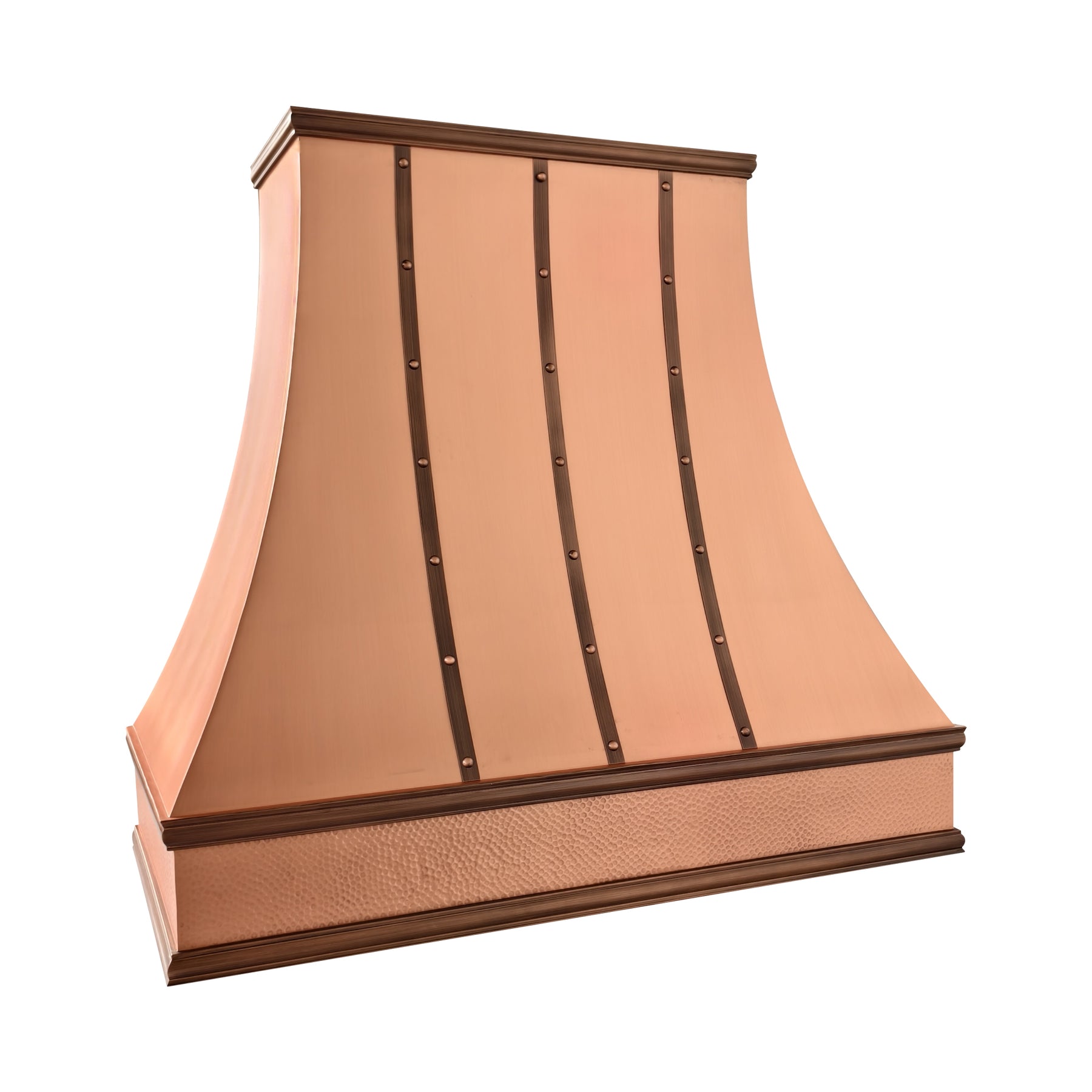 Fobest Natural Copper Range Hood with Antique Decor FCP-408