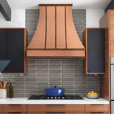 Fobest Natural Copper Range Hood with Antique Decor FCP-408