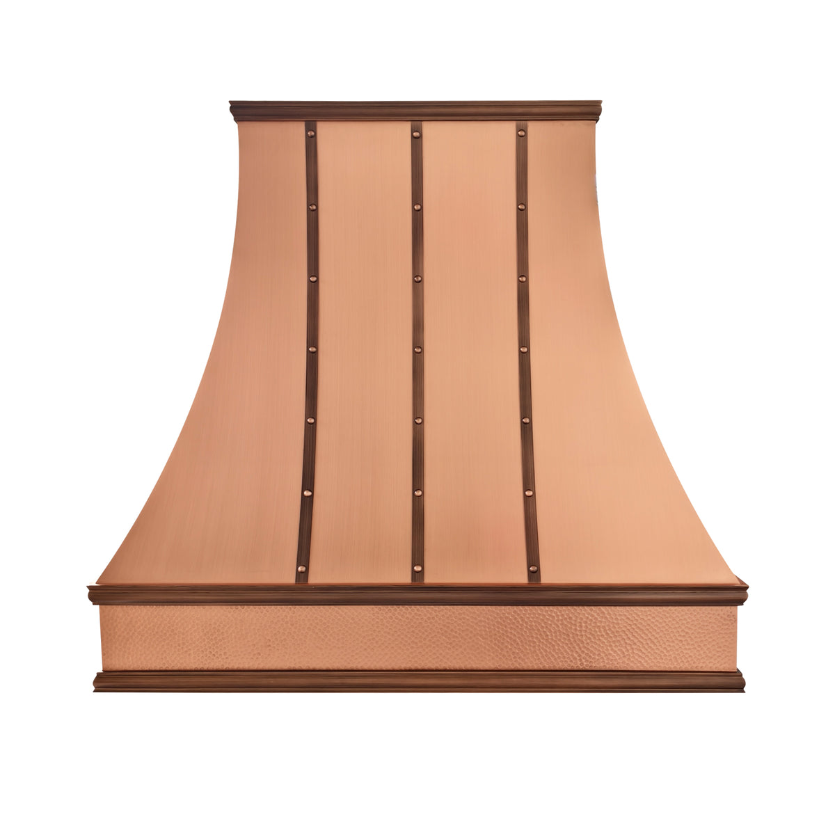 Fobest Natural Copper Range Hood with Antique Decor FCP-408