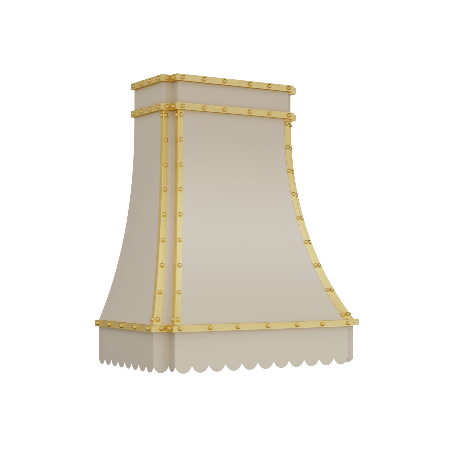 Fobest New Modern Stainless Steel Range Hood with Brass Decor FSS-739