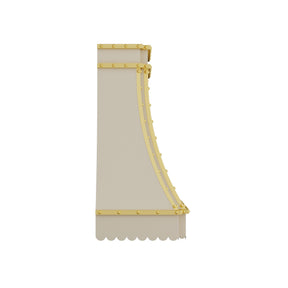 Fobest New Modern Stainless Steel Range Hood with Brass Decor FSS-739