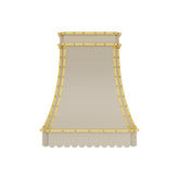Fobest New Modern Stainless Steel Range Hood with Brass Decor FSS-739