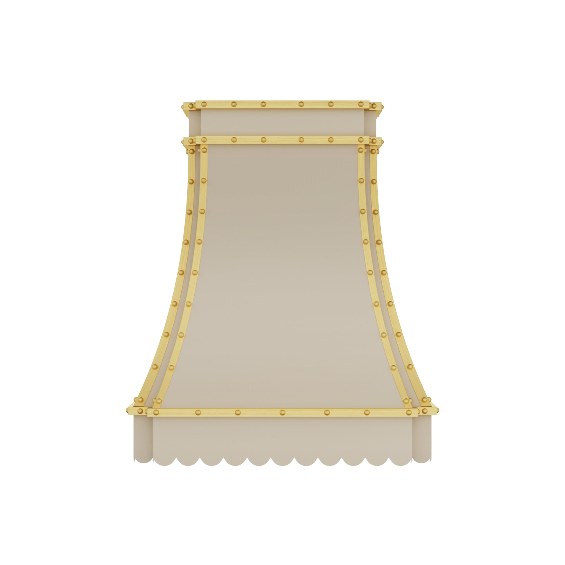 Fobest New Modern Stainless Steel Range Hood with Brass Decor FSS-739
