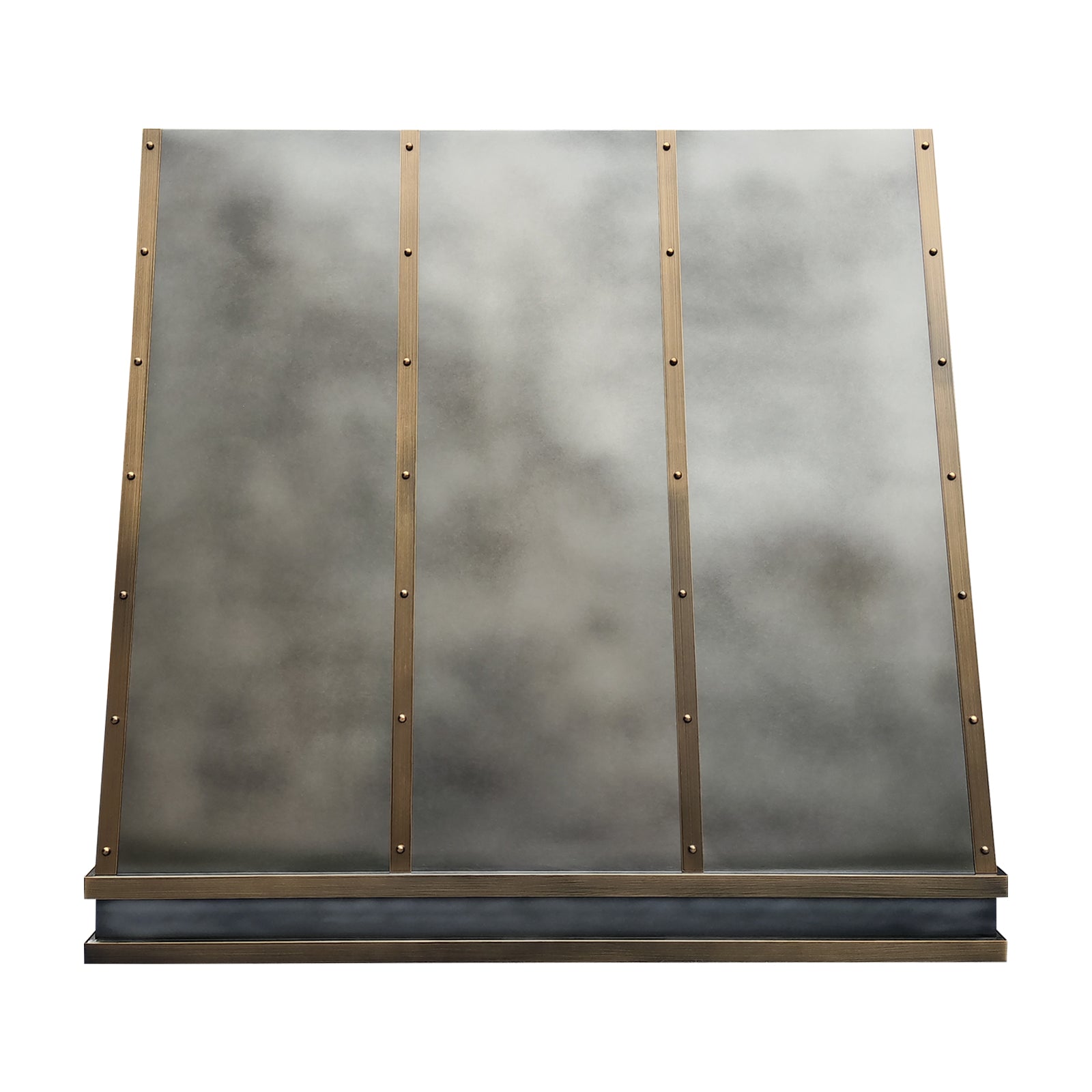 Fobest Non Directional Zinc Range Hood with Brass Straps FSS-533