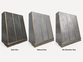 Fobest Non Directional Zinc Range Hood with Brass Straps FSS-533