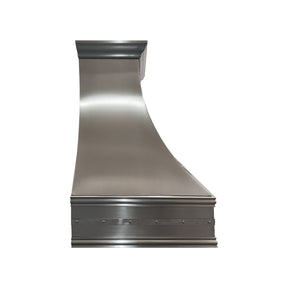 Fobest North Carolina Brushed Stainless Steel Range Hood with Linear Straps FSS-522