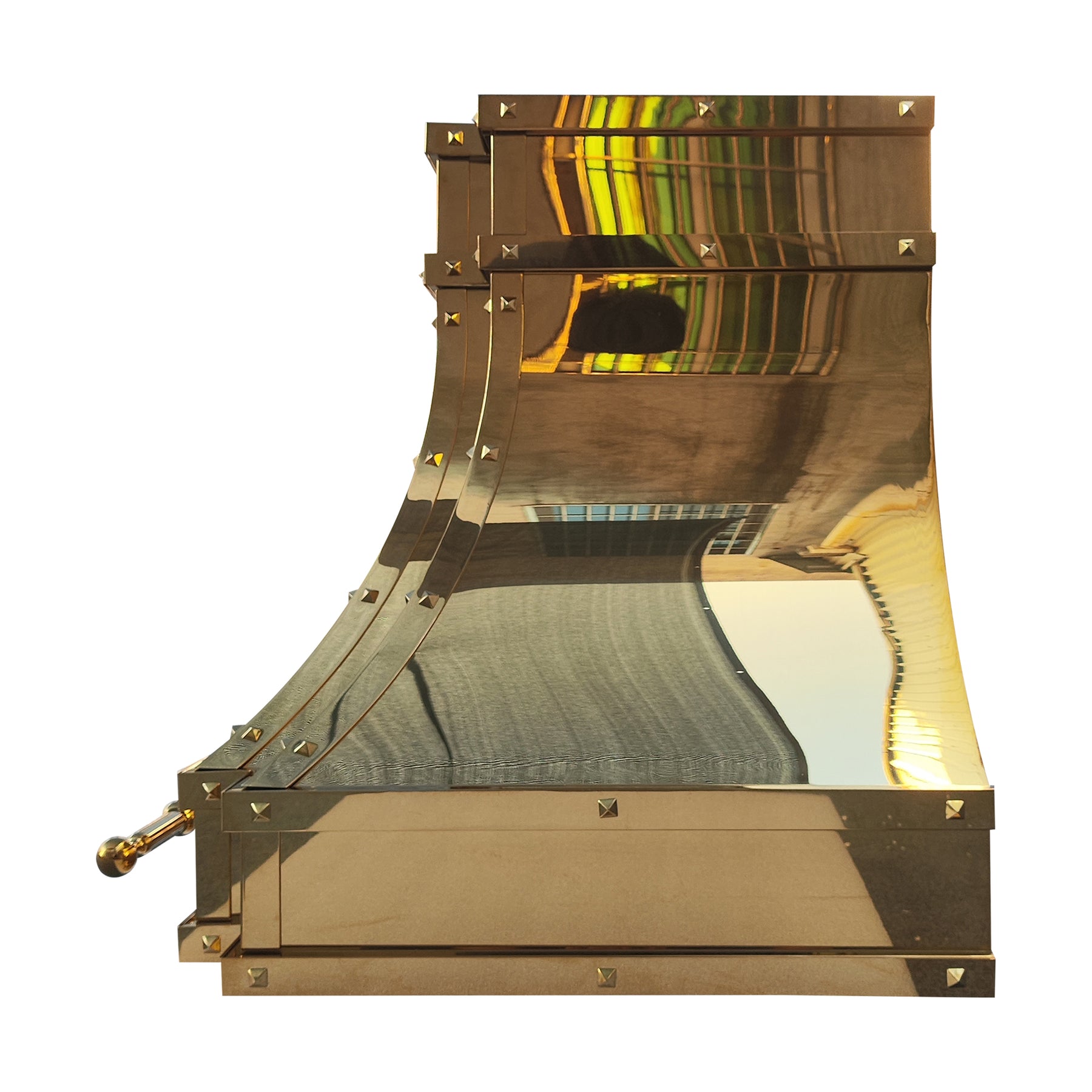 Fobest Polished Brass Custom Range Hood FSS-480