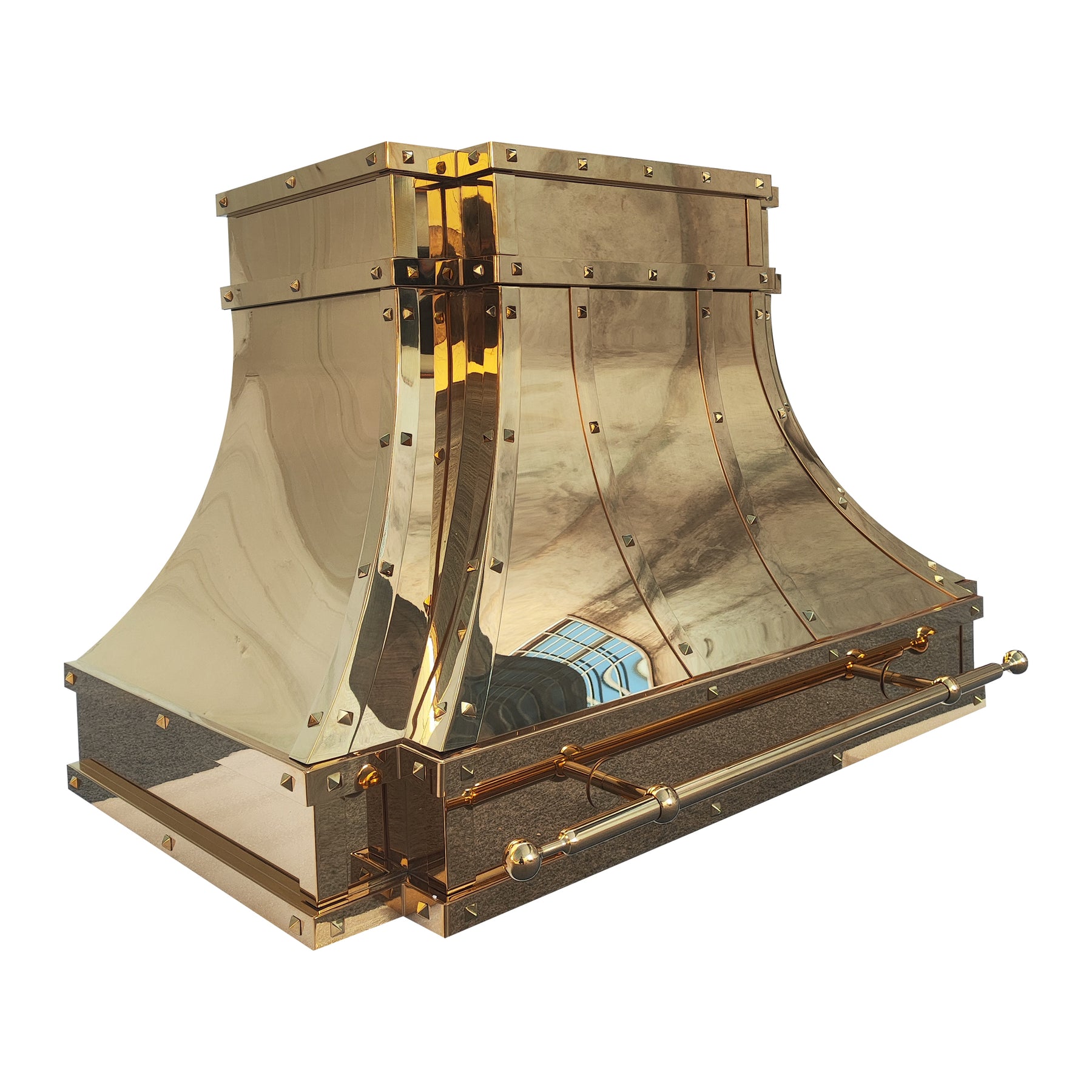 Fobest Polished Brass Custom Range Hood FSS-480