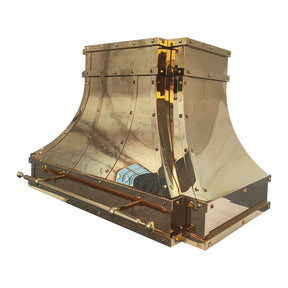 Fobest Polished Brass Custom Range Hood FSS-480