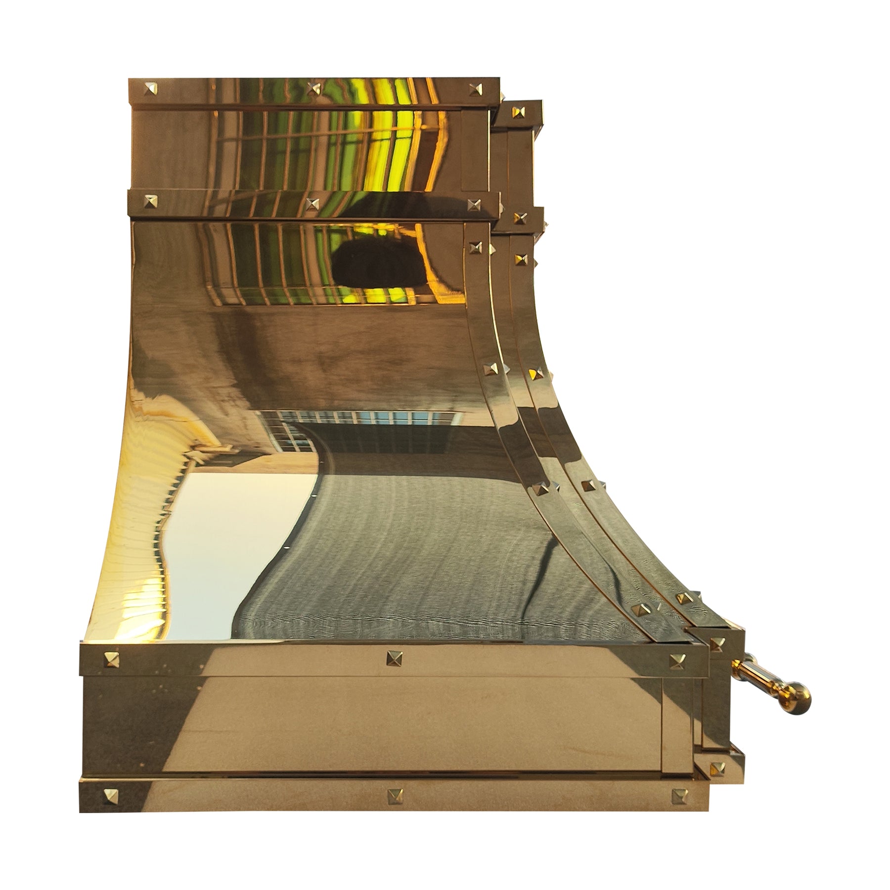 Fobest Polished Brass Custom Range Hood FSS-480