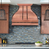 Fobest Rustic Copper Kitchen Metal Range Hood in Bell Design FCP-390