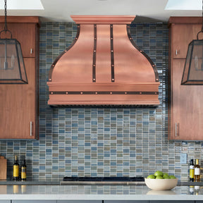 Fobest Rustic Copper Kitchen Metal Range Hood in Bell Design FCP-390