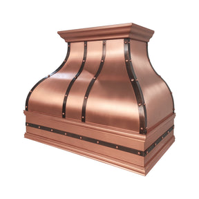 Fobest Rustic Copper Kitchen Metal Range Hood in Bell Design FCP-390