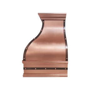 Fobest Rustic Copper Kitchen Metal Range Hood in Bell Design FCP-390