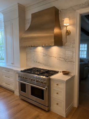 Fobest Scalloped Custom Brass Vent Hood FSS-232