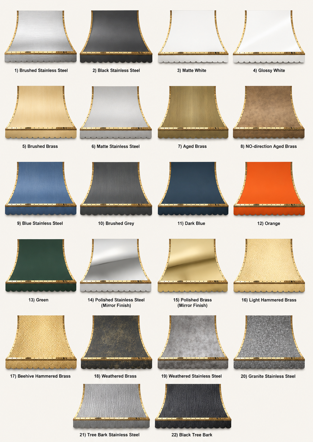 Fobest Scalloped Stainless Steel Range Hood FSS-24