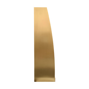Fobest Slope Box Brass Range Hood with Polished Brass Straps FSS-750