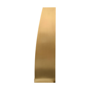 Fobest Slope Box Brass Range Hood with Polished Brass Straps FSS-750
