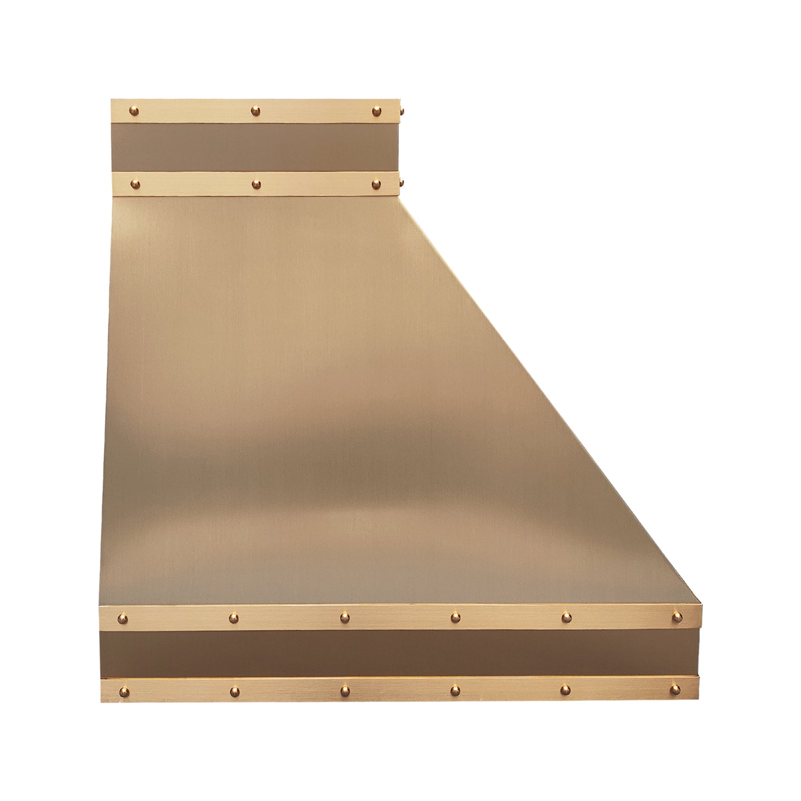Fobest Solid Brass Sloped Range Hood with Luxury Accents FSS-530