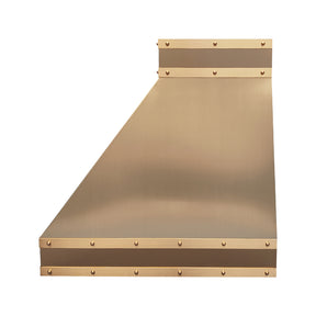 Fobest Solid Brass Sloped Range Hood with Luxury Accents FSS-530