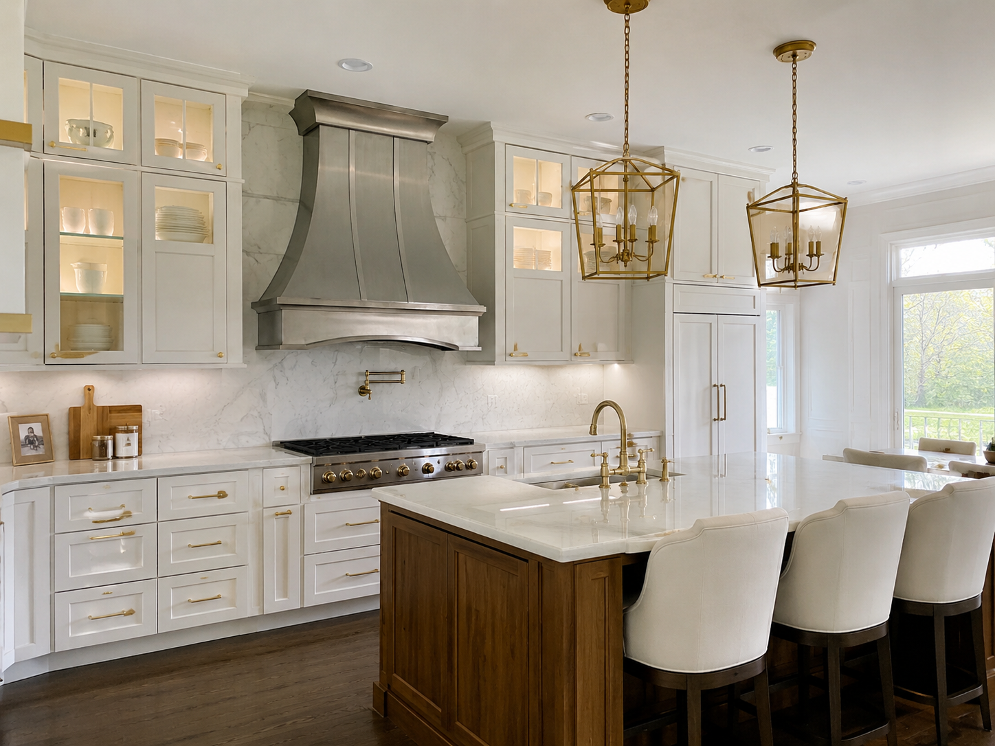 Fobest Stainless Steel Custom Kitchen Hood with Bottom Arched Design FSS-221