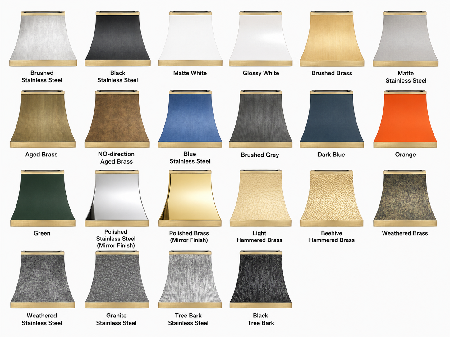 Fobest Stainless Steel Custom Range Hood with Black Finish FSS-119