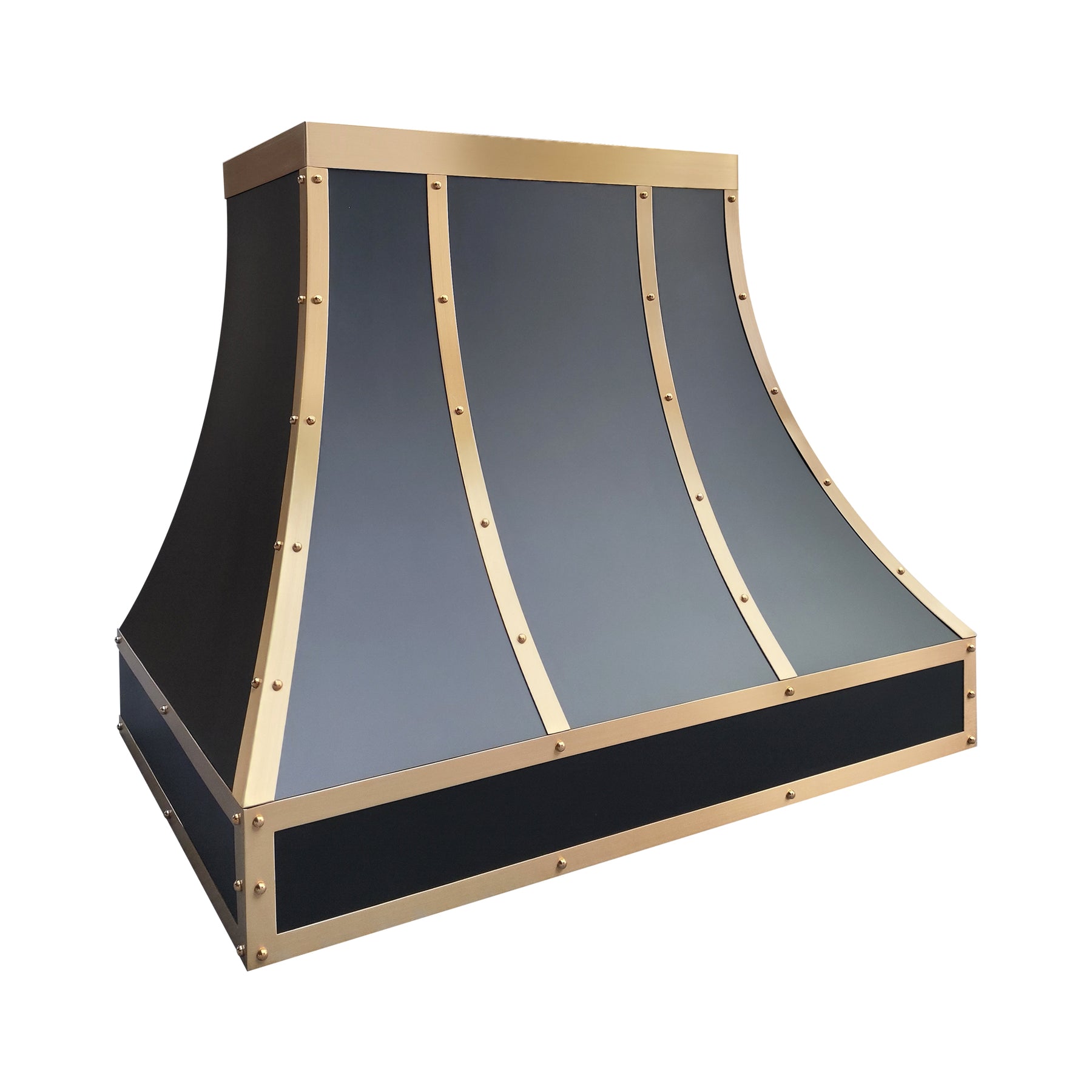 Fobest Stainless Steel Custom Range Hood with Brass Trims FSS-78
