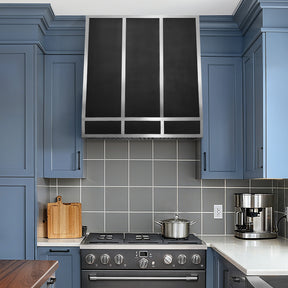 Fobest Stainless Steel Custom Range Hood with Decorative Straps FSS-155