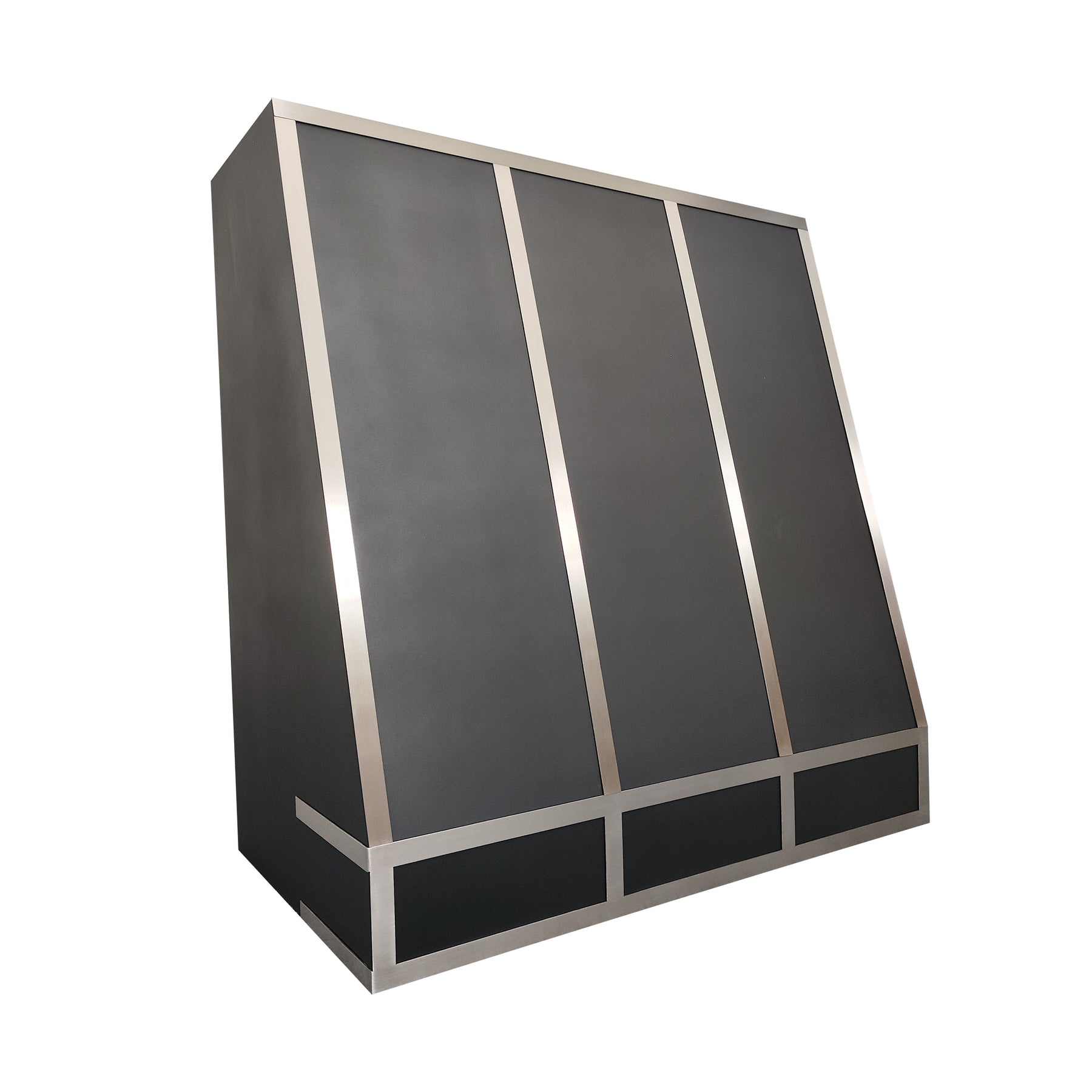 Fobest Stainless Steel Custom Range Hood with Decorative Straps FSS-155