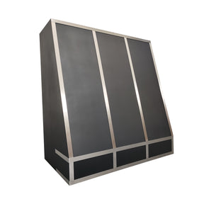 Fobest Stainless Steel Custom Range Hood with Decorative Straps FSS-155